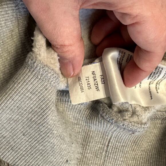 TNF The North Face Cancer Awareness Gray Pink Womens M‎ Fleece Pullover Hoodie - Picture 10 of 12